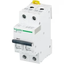 Выключатель автоматический 2П 25А характеристика C 6кА Schneider Electric Acti9 iC60N A9F79225/A9F74225