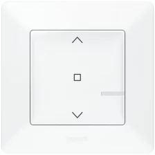 Legrand Коллекция умных устройств Valena Life with NETATMO. Умный беспроводной выключатель рольставней . Цвет Белый