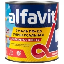 Эмаль "ALFAVIT" ПФ-115 голубая 20 КГ (1) серия альфа