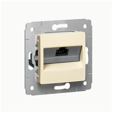 Розетка RJ45 крем Cariva 773741