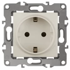 Розетка Эра 12 2P+E Schuko 16A-250В IP20 Ivory 12-2111-02 / Б0029237