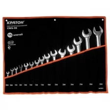 Кратон Набор ключей комбинированных CWS-06 15 пр. 2 27 03 006 2 27 03 006