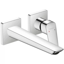 Hansgrohe Смеситель для раковины настенный Hansgrohe Logis Fine 71256000 хром