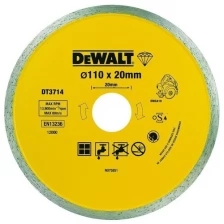 Диск алм. DeWALT DT3714-QZ DEWALT® для плиткореза DWC410 110x20x1.6мм